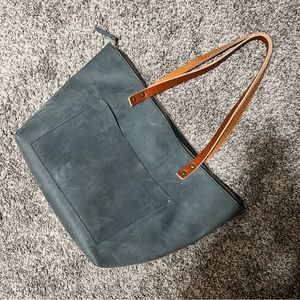 Portland Leather Goods large storm tote